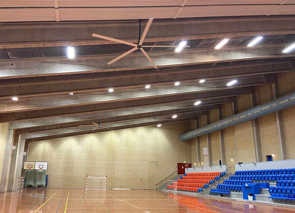 HVLS fans for ceiling energy savings, Northern Air Pro