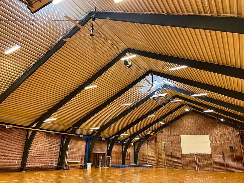 With HVLS fans sport facility gains energy savings