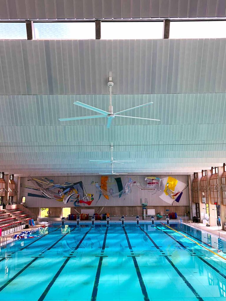 Energiforbrug i svømmehaller - 3 ventilatorer