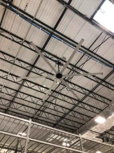Extra large fan for industry use - HVLS fan by Nordicco
