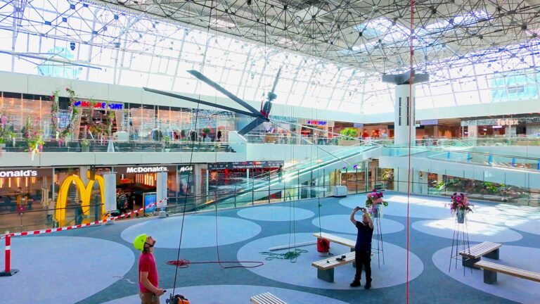 Nordicco fan installation in Shopping Center - City2