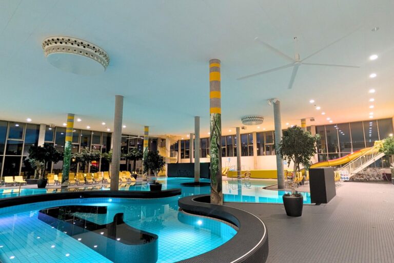 BLU Aquatic Center – indoor pool environment
