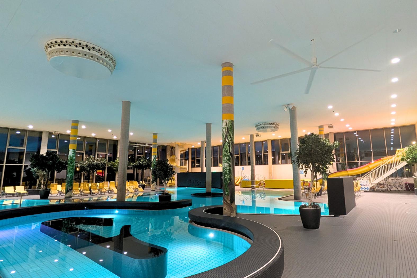 BLU Aquatic Center – indoor pool environment